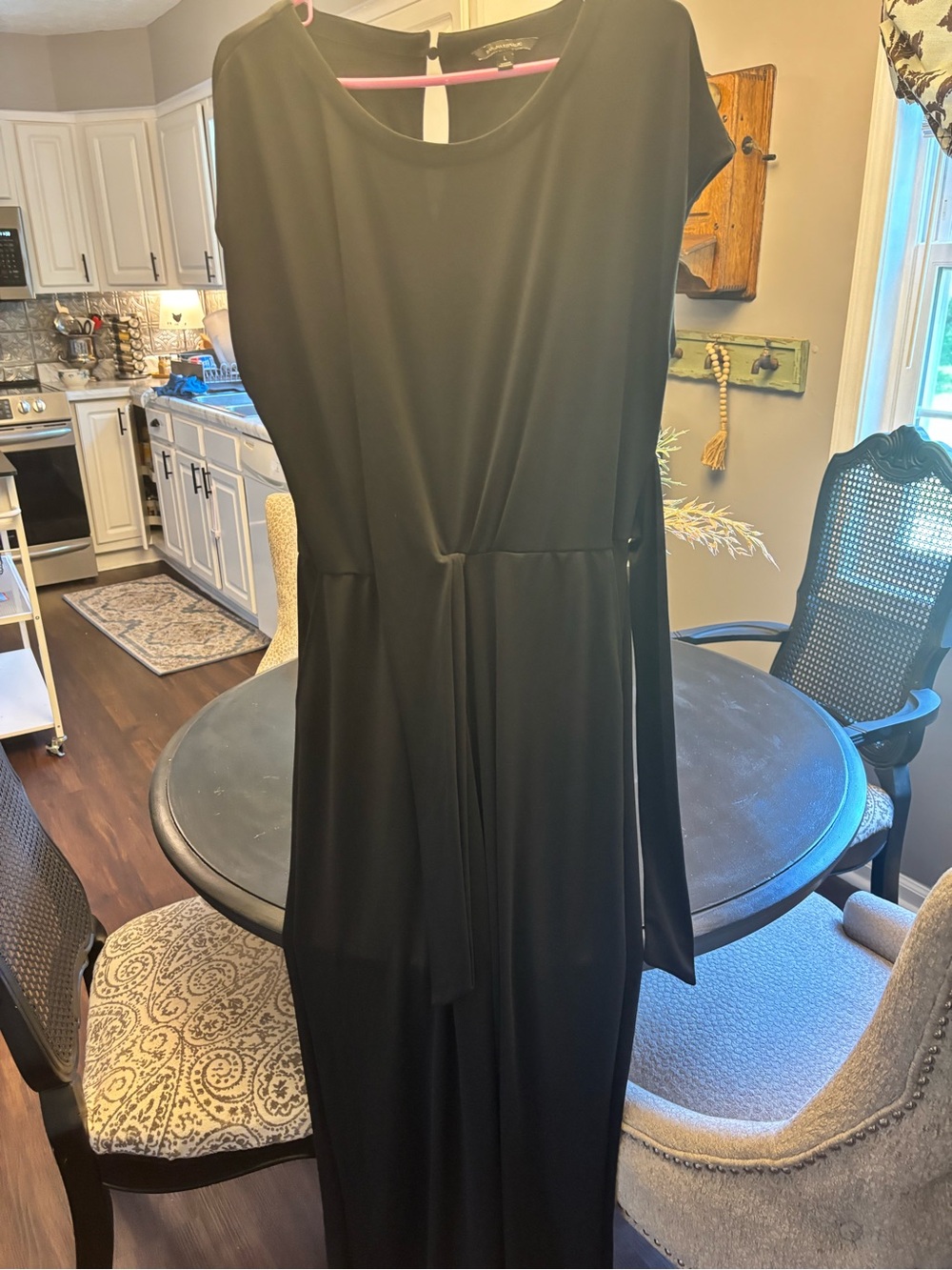 Banana Republic Black Maxi Dress with Sash